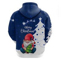 Norway Christmas Hoodie with Nordic Gnome Santa White Tree and Snowflake - Wonder Print Shop