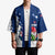 Norway Christmas Kimono with Nordic Gnome Santa White Tree and Snowflake - Wonder Print Shop