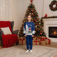Norway Christmas Pajama Set with Nordic Gnome Santa White Tree and Snowflake - Wonder Print Shop