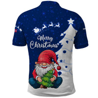 Norway Christmas Polo Shirt with Nordic Gnome Santa White Tree and Snowflake - Wonder Print Shop