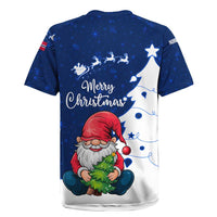 Norway Christmas Rugby Jersey with Nordic Gnome Santa White Tree and Snowflake - Wonder Print Shop