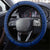 Norway Christmas Steering Wheel Cover with Nordic Gnome Santa White Tree and Snowflake - Wonder Print Shop