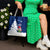 Norway Christmas Tote Bag with Nordic Gnome Santa White Tree and Snowflake - Wonder Print Shop