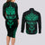 Viking Couples Matching Long Sleeve Bodycon Dress and Long Sleeve Button Shirts Valhalla's Eternal Glory - Wonder Print Shop