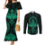 viking-couples-matching-mermaid-dress-and-long-sleeve-button-shirts-valhallas-eternal-glory