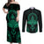 Viking Couples Matching Off Shoulder Maxi Dress and Long Sleeve Button Shirts Valhalla's Eternal Glory - Wonder Print Shop