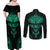 Viking Couples Matching Off Shoulder Maxi Dress and Long Sleeve Button Shirts Valhalla's Eternal Glory - Wonder Print Shop