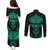 Viking Couples Matching Puletasi Dress and Long Sleeve Button Shirts Valhalla's Eternal Glory - Wonder Print Shop