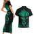 Viking Couples Matching Short Sleeve Bodycon Dress and Hawaiian Shirt Valhalla's Eternal Glory - Wonder Print Shop