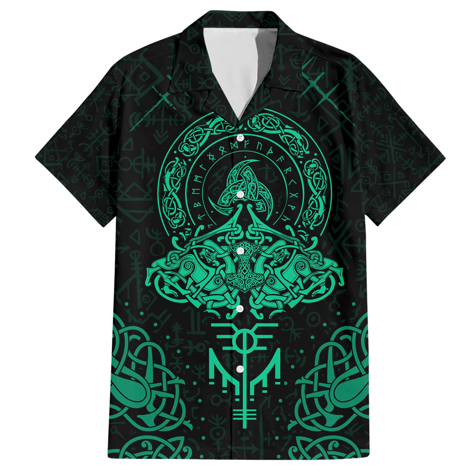 Viking Hawaiian Shirt Valhalla's Eternal Glory - Wonder Print Shop
