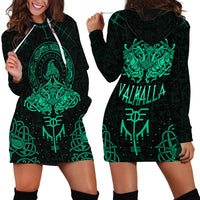 Viking Hoodie Dress Valhalla's Eternal Glory - Wonder Print Shop