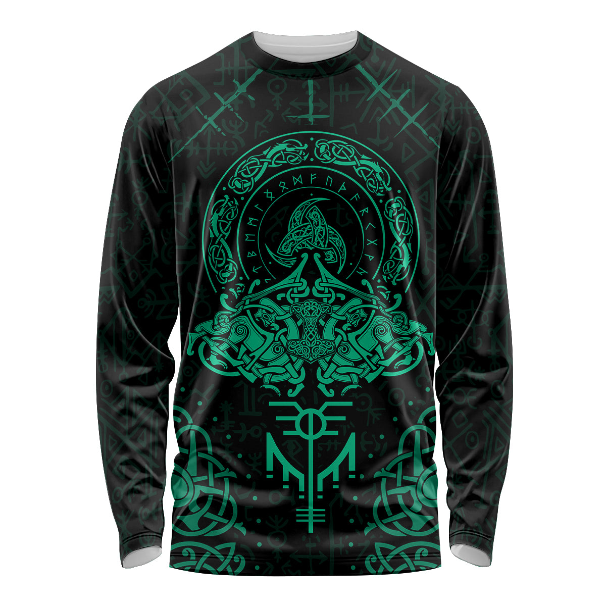 Viking Long Sleeve Shirt Valhalla's Eternal Glory - Wonder Print Shop