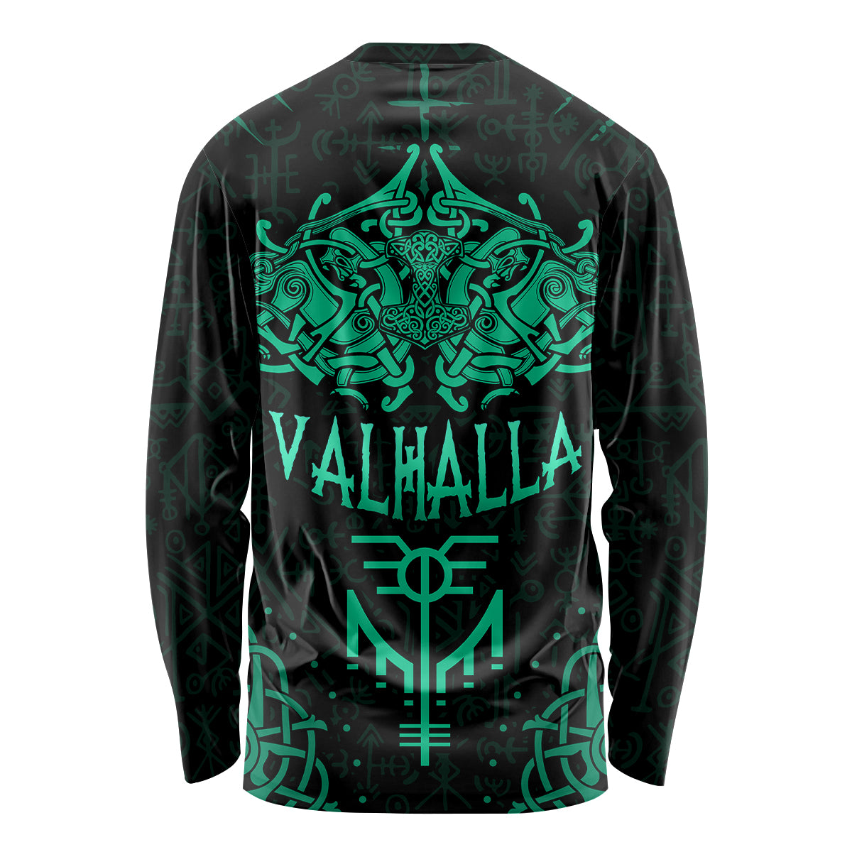 Viking Long Sleeve Shirt Valhalla's Eternal Glory - Wonder Print Shop