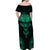 Viking Off Shoulder Maxi Dress Valhalla's Eternal Glory - Wonder Print Shop