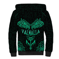 Viking Sherpa Hoodie Valhalla's Eternal Glory - Wonder Print Shop