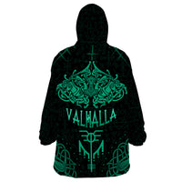 Viking Wearable Blanket Hoodie Valhalla's Eternal Glory - Wonder Print Shop