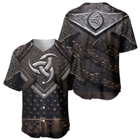 Legendary Viking Armor Baseball Jersey Triple Horn Saga - Wonder Print Shop
