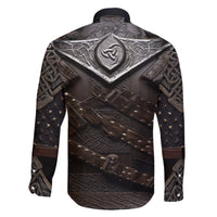 Legendary Viking Armor Family Matching Short Sleeve Bodycon Dress and Hawaiian Shirt Triple Horn Saga - Wonder Print Shop