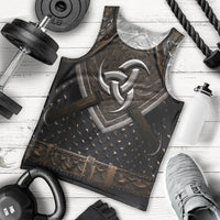 Legendary Viking Armor Men Tank Top Triple Horn Saga - Wonder Print Shop