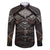 Viking Warrior Armor Family Matching Summer Maxi Dress and Hawaiian Shirt Fenrir Wolf Symbol - Wonder Print Shop