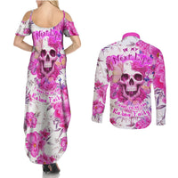 In My Next Life I Want To Be The Karma Fairy Couples Matching Summer Maxi Dress and Long Sleeve Button Shirts - Wonder Print Shop