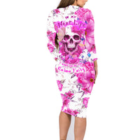 In My Next Life I Want To Be The Karma Fairy Family Matching Long Sleeve Bodycon Dress and Hawaiian Shirt - Wonder Print Shop