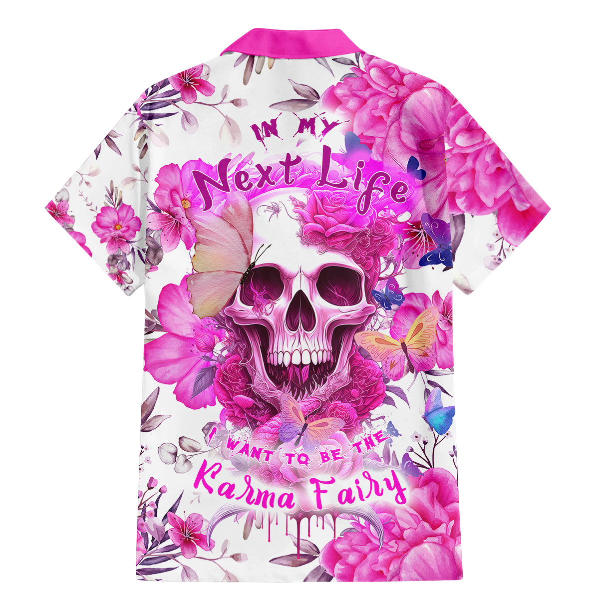 In My Next Life I Want To Be The Karma Fairy Family Matching Mermaid Dress and Hawaiian Shirt - Wonder Print Shop