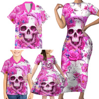 In My Next Life I Want To Be The Karma Fairy Family Matching Short Sleeve Bodycon Dress and Hawaiian Shirt - Wonder Print Shop