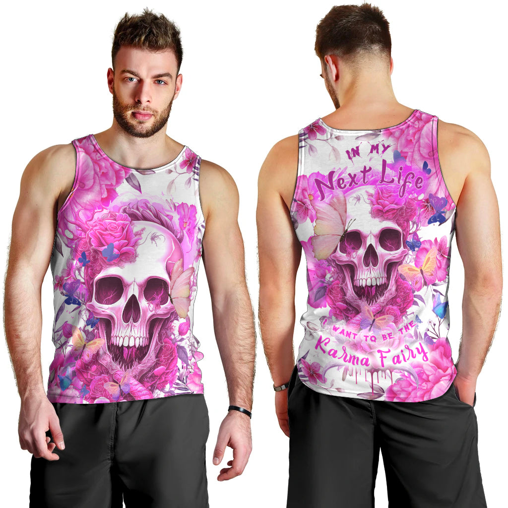 In My Next Life I Want To Be The Karma Fairy Men Tank Top - Wonder Print Shop