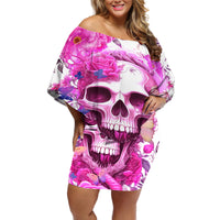 In My Next Life I Want To Be The Karma Fairy Off Shoulder Short Dress - Wonder Print Shop