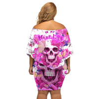 In My Next Life I Want To Be The Karma Fairy Off Shoulder Short Dress - Wonder Print Shop