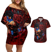 But My Go F Your Self Is Fully Couples Matching Off Shoulder Short Dress and Hawaiian Shirt - Wonder Print Shop