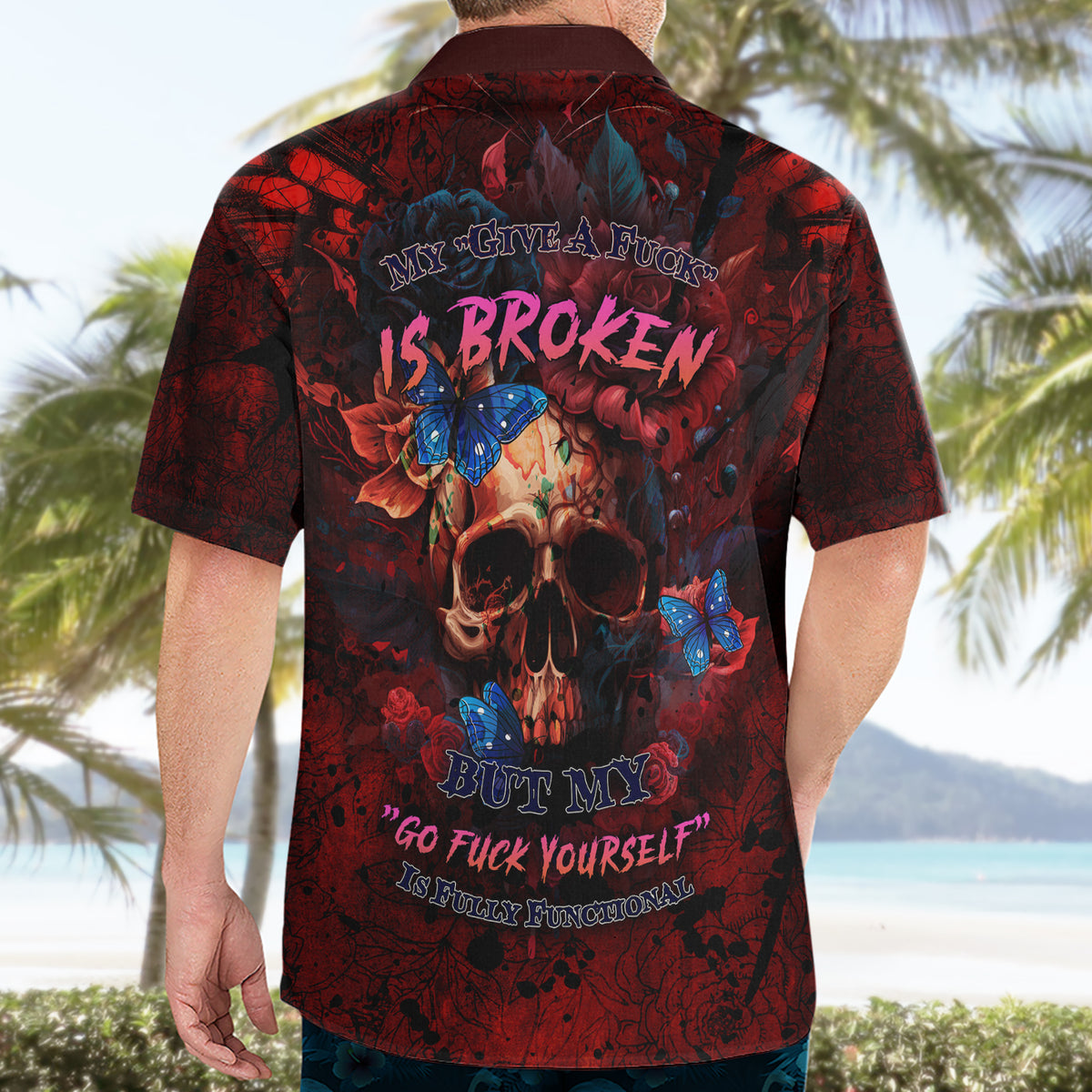 But My Go F Your Self Is Fully Hawaiian Shirt - Wonder Print Shop