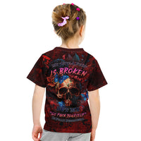 But My Go F Your Self Is Fully Kid T Shirt - Wonder Print Shop