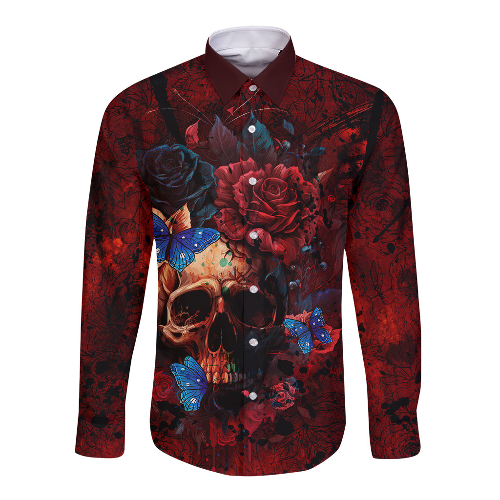 But My Go F Your Self Is Fully Long Sleeve Button Shirt - Wonder Print Shop