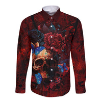 But My Go F Your Self Is Fully Long Sleeve Button Shirt - Wonder Print Shop