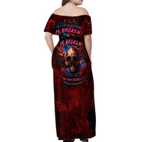 But My Go F Your Self Is Fully Off Shoulder Maxi Dress - Wonder Print Shop