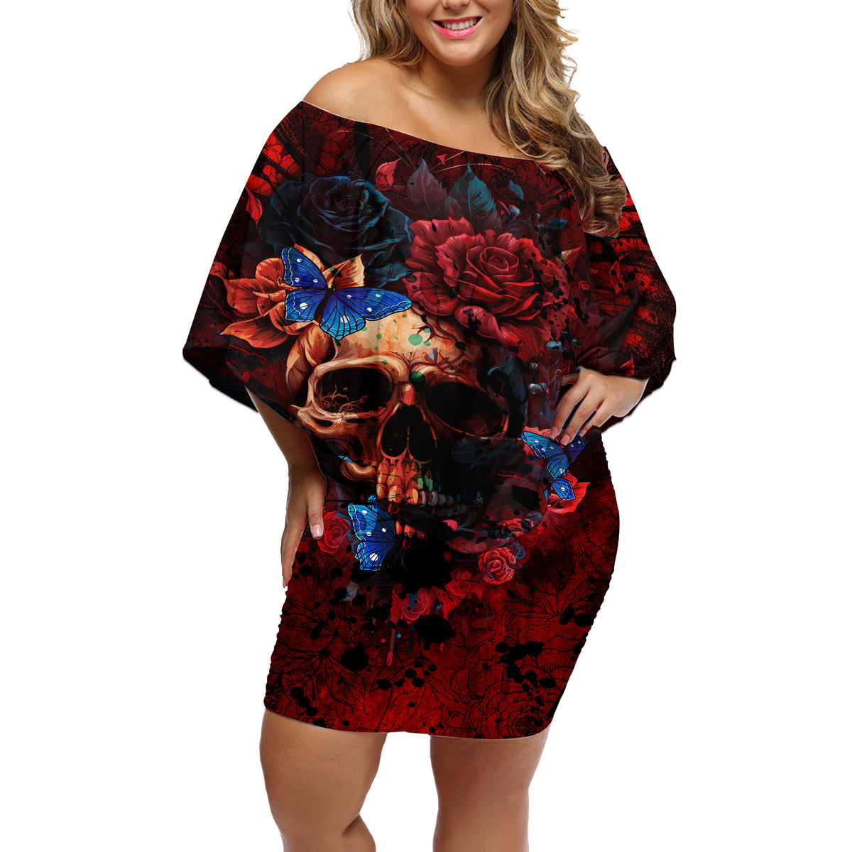 But My Go F Your Self Is Fully Off Shoulder Short Dress - Wonder Print Shop