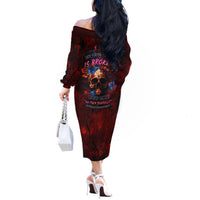 But My Go F Your Self Is Fully Off The Shoulder Long Sleeve Dress - Wonder Print Shop