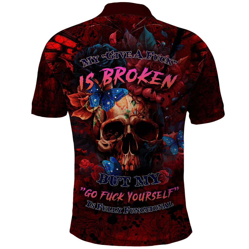 But My Go F Your Self Is Fully Polo Shirt - Wonder Print Shop