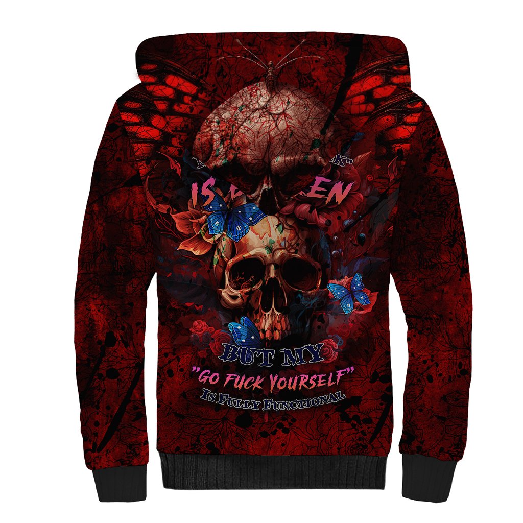 But My Go F Your Self Is Fully Sherpa Hoodie - Wonder Print Shop