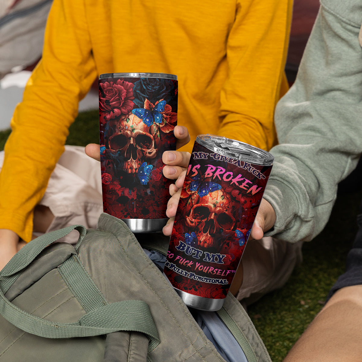 But My Go F Your Self Is Fully Tumbler Cup - Wonder Print Shop