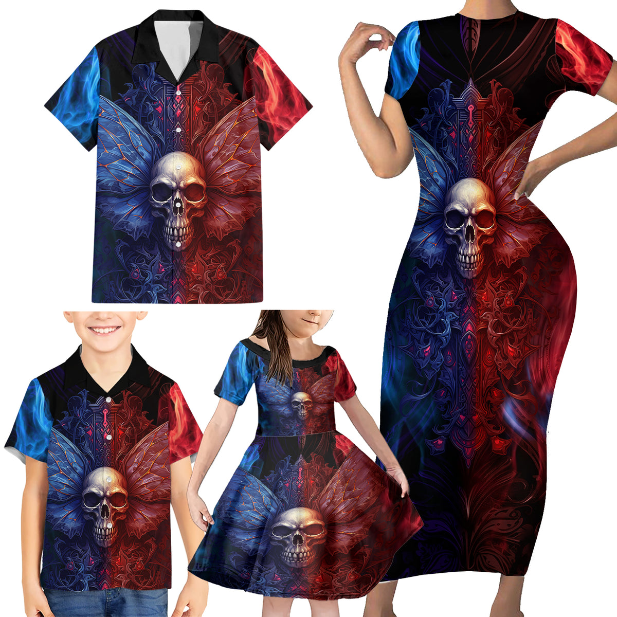 I am Who I Am Your Approval Isn't Needed Family Matching Short Sleeve Bodycon Dress and Hawaiian Shirt - Wonder Print Shop
