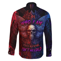 I am Who I Am Your Approval Isn't Needed Family Matching Short Sleeve Bodycon Dress and Hawaiian Shirt - Wonder Print Shop