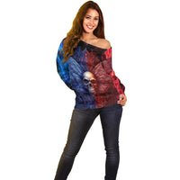 I am Who I Am Your Approval Isn't Needed Off Shoulder Sweater - Wonder Print Shop