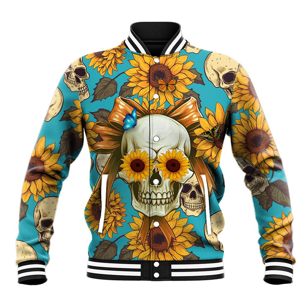 She Is Sunshine Mixed With A Little Hurricane Baseball Jacket - Wonder Print Shop