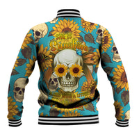 She Is Sunshine Mixed With A Little Hurricane Baseball Jacket - Wonder Print Shop