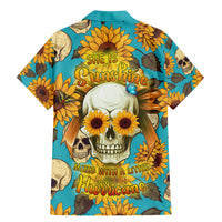 She Is Sunshine Mixed With A Little Hurricane Family Matching Mermaid Dress and Hawaiian Shirt - Wonder Print Shop