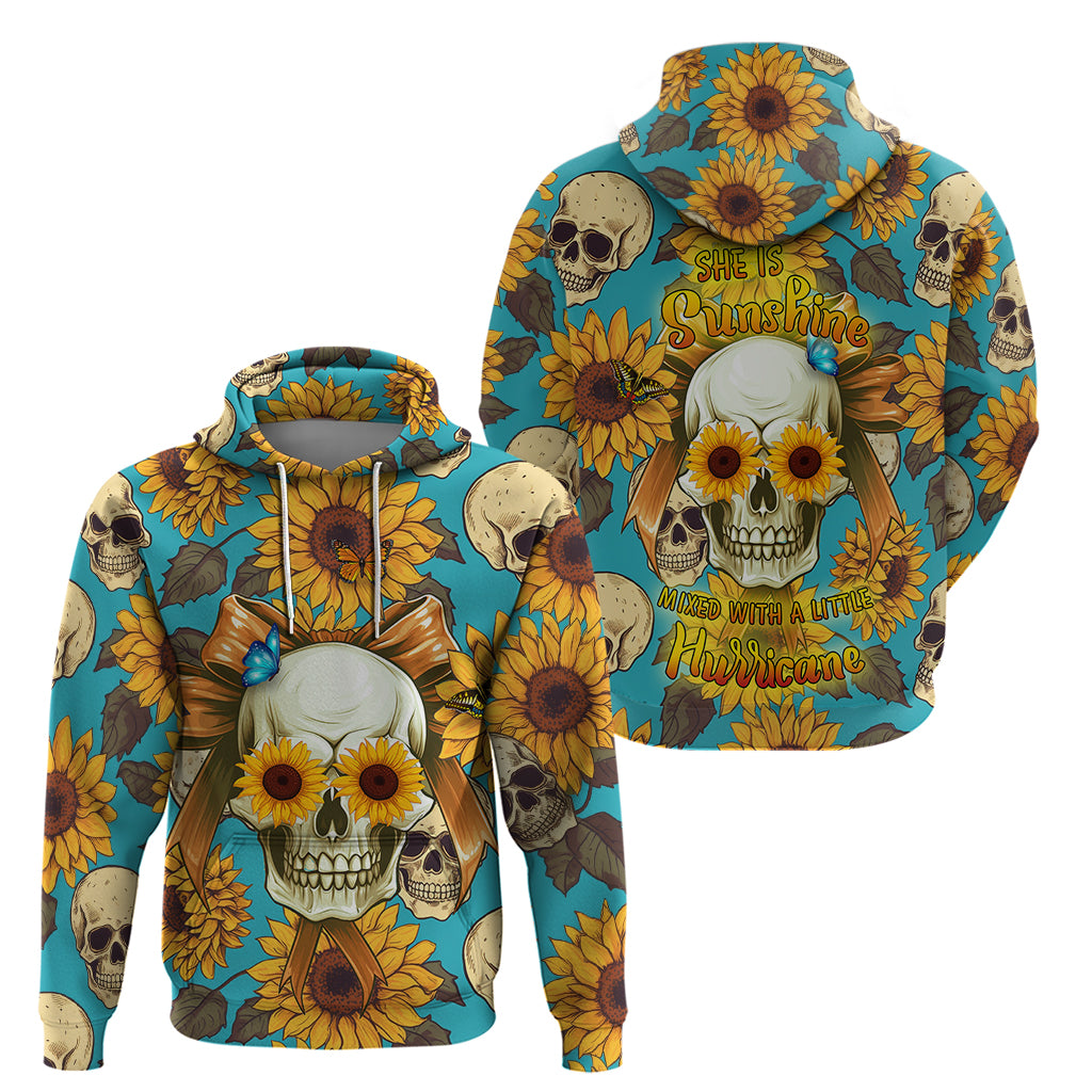 She Is Sunshine Mixed With A Little Hurricane Hoodie - Wonder Print Shop