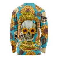 She Is Sunshine Mixed With A Little Hurricane Long Sleeve Shirt - Wonder Print Shop